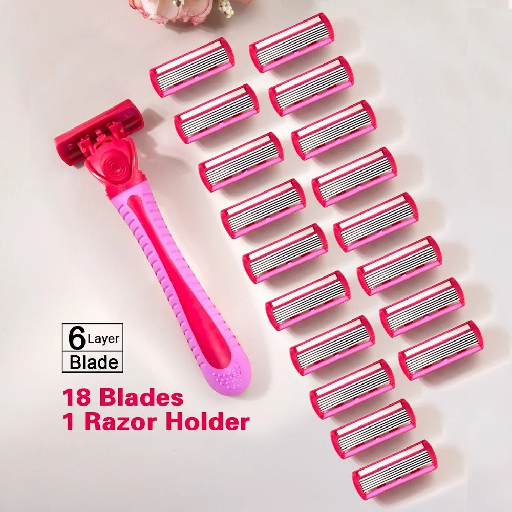 1 Handle + 18 Blades/ Women Ma - огляд і ціна Safety Razor Handle