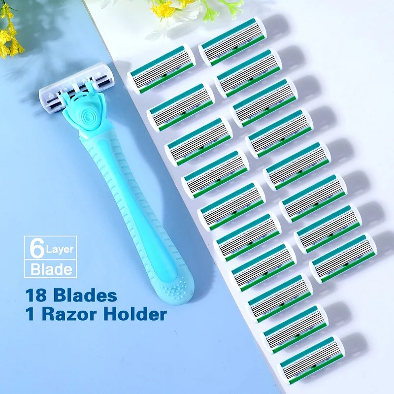 1 Handle + 18 Blades/ Women Ma - огляд і ціна Safety Razor Handle