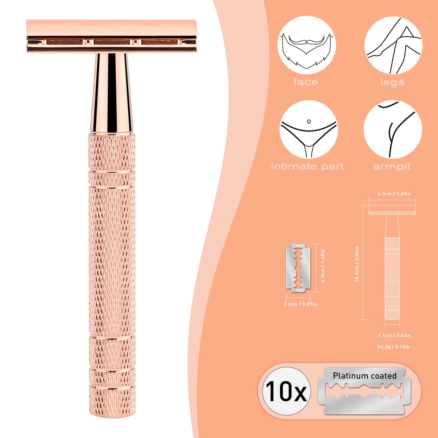 Reusable Double Edge Safety Ra - огляд і ціна Safety Razor Handle
