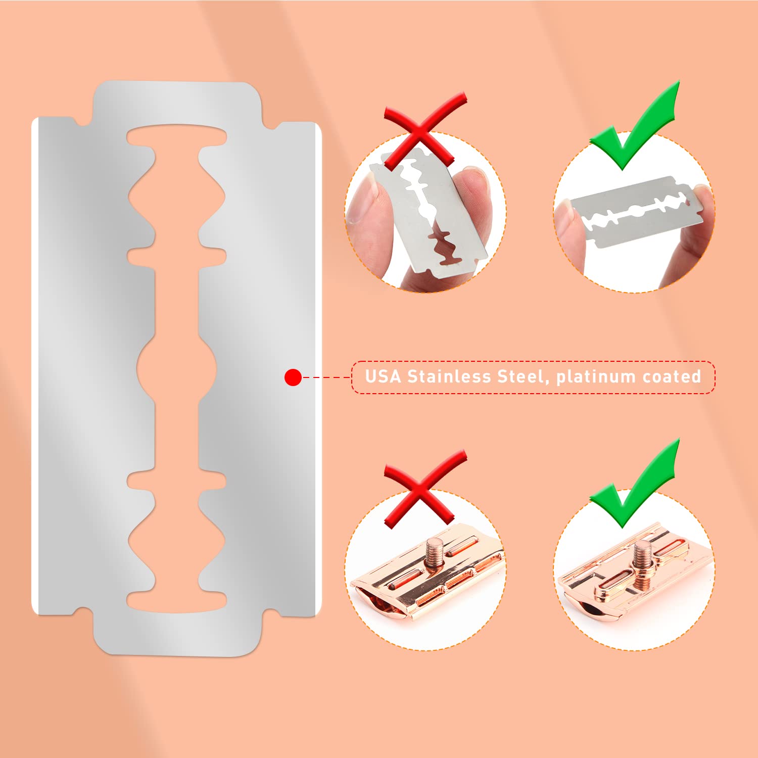 Reusable Double Edge Safety Ra - огляд і ціна Safety Razor Handle