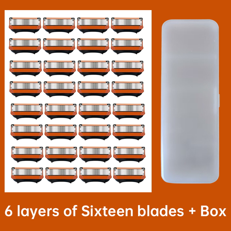 Men's 6-Layer Stainless Steel  - огляд і ціна Safety Razor Handle