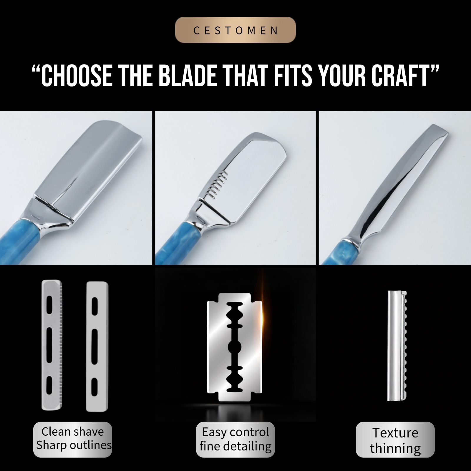 1Pcs Pro Resin Wood Handle Bar - огляд і ціна Safety Razor Handle