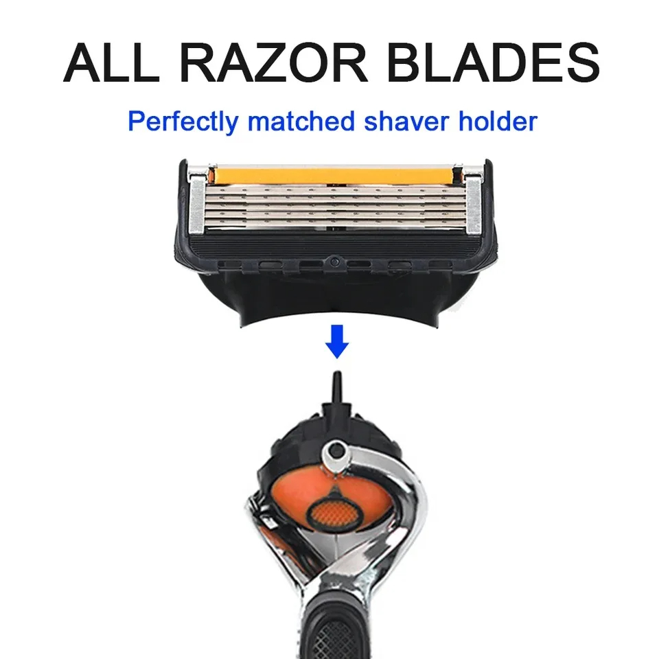 5-Layer Replaceable Safety Bla - огляд і ціна Safety Razor Handle
