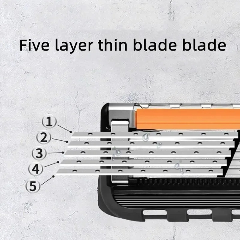 5-Layer Replaceable Safety Bla - огляд і ціна Safety Razor Handle