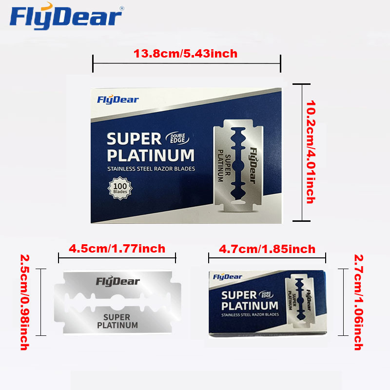 FLYDEAR 10-1000 PCS Stainless  - огляд і ціна Safety Razor Handle